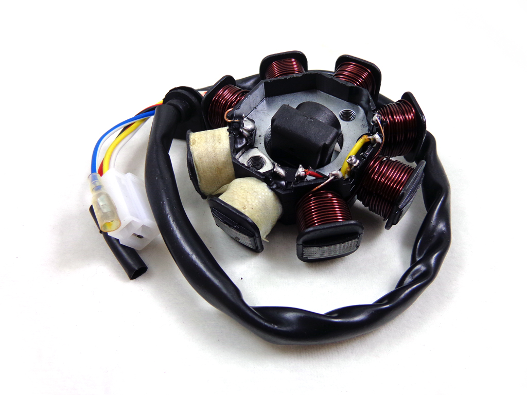 Gy6 Stator 8 coils 4 Wires