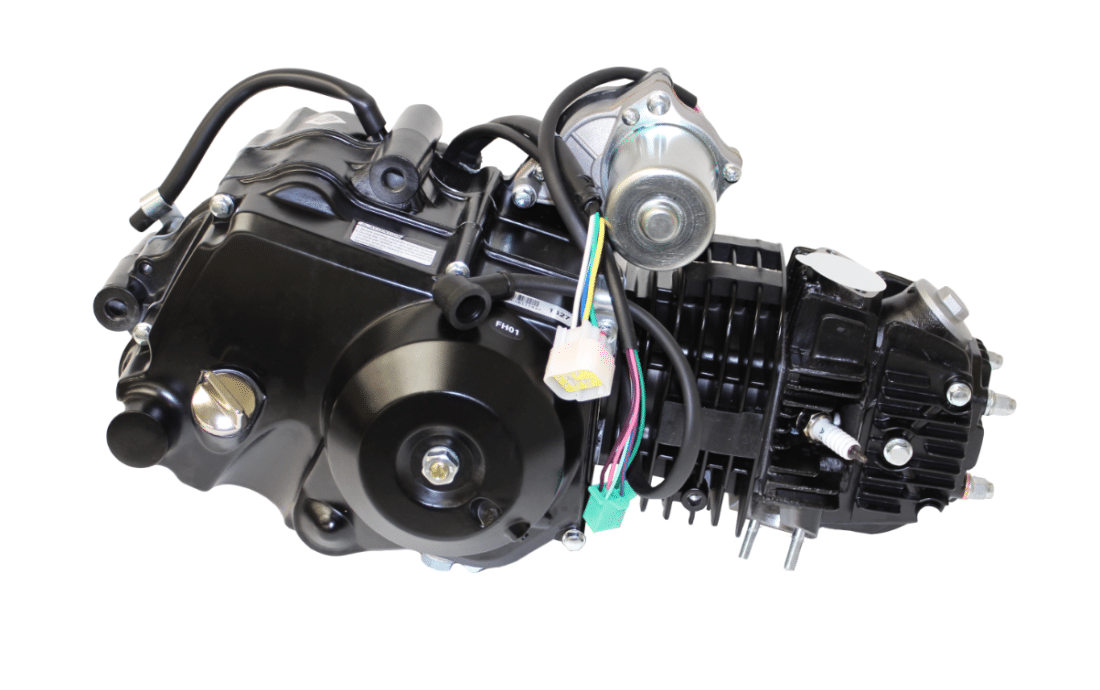 125cc 4-stroke Engine | Semi-Auto Engine With Reverse