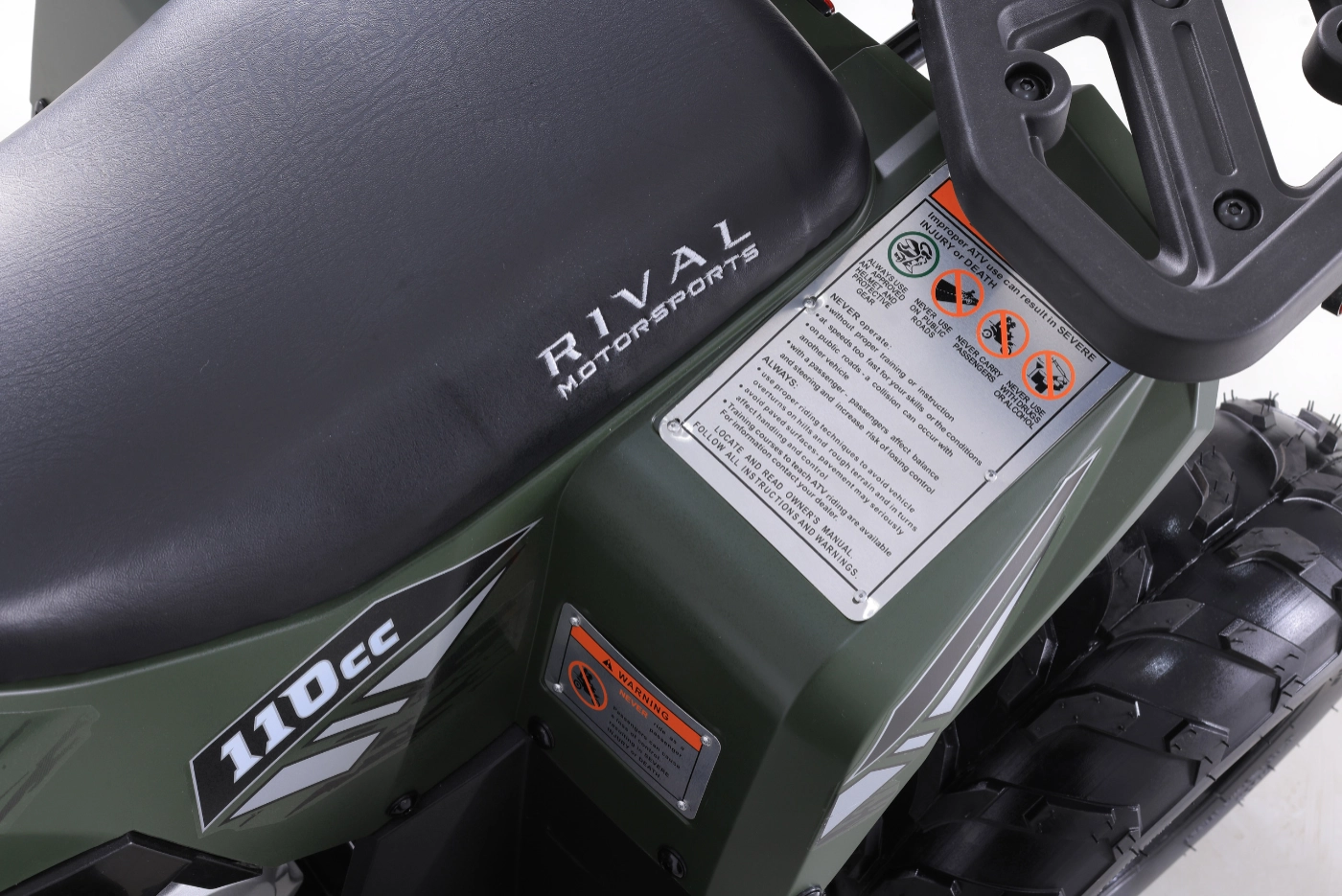 (image for) Rival Mudhawk 6 110cc Fully Automatic Kids Mini ATV