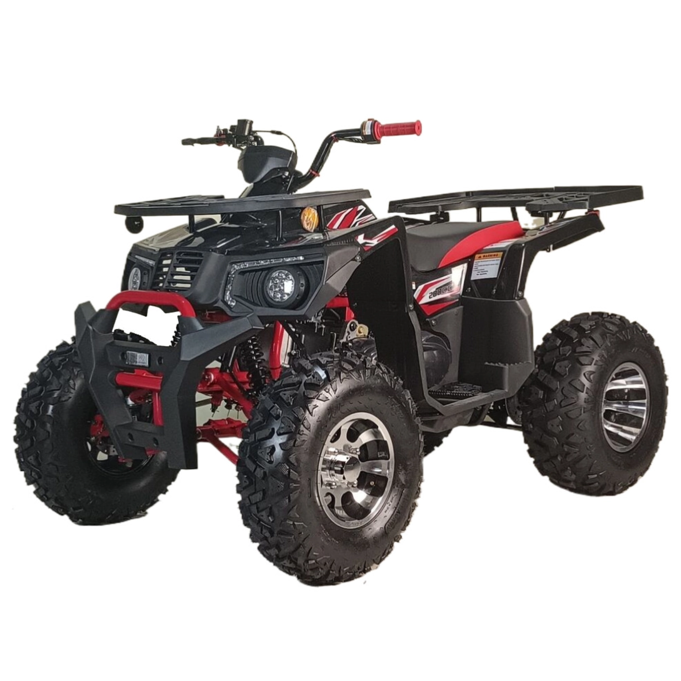 Supermach CT200-A 200cc Fully Automatic Full Sized Utility ATV (Chrome Wheels)