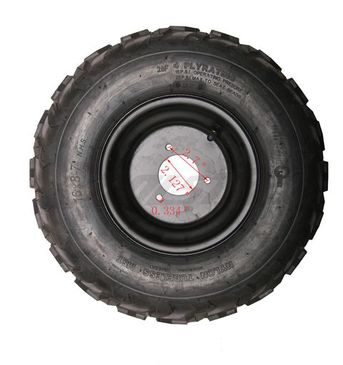 Front or Rear ATV Wheel for 3050B, 3050D, 3125B, 3125R 16×8.00-7 - Click Image to Close